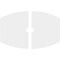 Ekena Millwork Kailey Architectural Grade PVC Ceiling Medallion, 36"W x 24"H x 3"ID x 19 1/2"C x 1"P, Two-Piece CMP36X24KY2-03000 - alternate 3